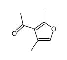 ETHANONE, 1-(2,4-DIMETHYL-3-FURANYL)-结构式