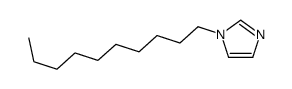 N-正癸基咪唑结构式