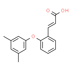 3-[2-(3,5-DIMETHYLPHENOXY)PHENYL]ACRYLIC ACID Structure