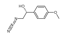 (R)-β-azido-α-(4-methoxyphenyl)ethanol Structure