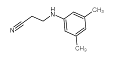 3-(3,5-二甲基苯氨基)-丙腈结构式