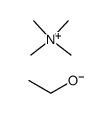 tetramethyl-ammonium, ethylate Structure