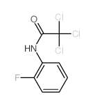 2,2,2-trichloro-N-(2-fluorophenyl)acetamide Structure