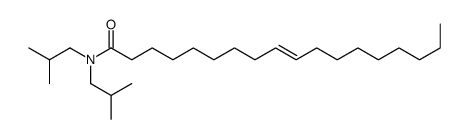 N,N-bis(2-methylpropyl)octadec-9-enamide Structure