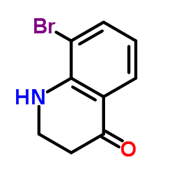 8-溴-2,3-二氢喹啉-4(1H)-酮结构式