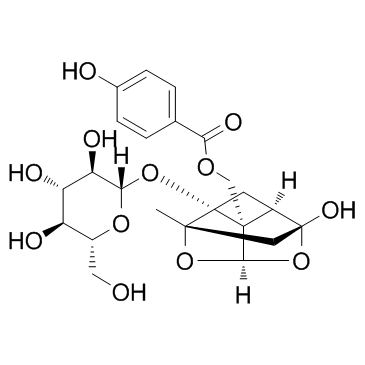 Oxypaeoniflorin Structure
