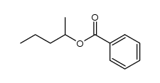 benzoate de pentyle-2 Structure