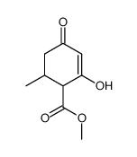 methyl 2-hydroxy-6-methyl-4-oxocyclohex-2-enecarboxylate结构式