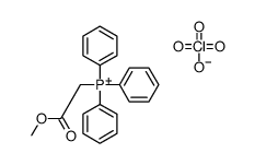 (2-methoxy-2-oxoethyl)-triphenylphosphanium,perchlorate Structure