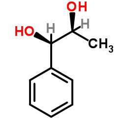 (1R,2S)-1-苯基-1,2-丙二醇结构式