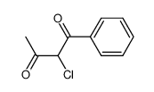 2-chloro-1-phenylbutane-1,3-dione Structure