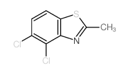 Benzothiazole,4,5-dichloro-2-methyl- Structure