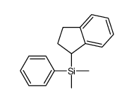 2,3-dihydro-1H-inden-1-yl-dimethyl-phenylsilane Structure