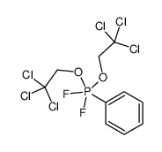 difluoro-phenyl-bis(2,2,2-trichloroethoxy)-λ5-phosphane Structure