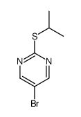 5-溴-2-(异丙基硫代)嘧啶结构式