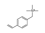 (4-ethenylphenyl)methyl-trimethylazanium结构式