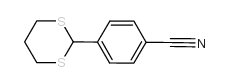 4-(1,3-二噻烷-2-炔)苯腈结构式