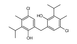 4-chloro-6-[(5-chloro-2-hydroxy-4-methyl-3-propan-2-ylphenyl)methyl]-3-methyl-2-propan-2-ylphenol Structure