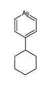 4-cyclohexyl arsabenzene Structure