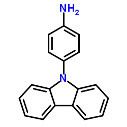 4-(9-咔唑)基-4苯胺结构式