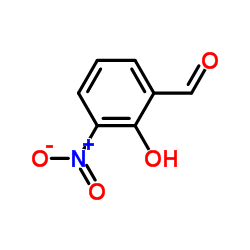 2-羟基-3-硝基苯甲醛结构式