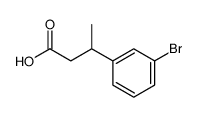 β-(m-Bromphenyl)buttersaeure结构式