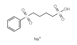 4-(benzenesulfonyl)butane-1-sulfonic acid结构式