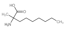 2-amino-2-methyl-nonanoic acid Structure