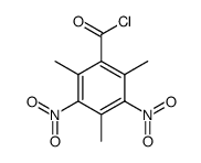 2,4,6-trimethyl-3,5-dinitro-benzoyl chloride Structure