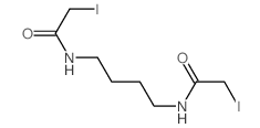 2-iodo-N-[4-[(2-iodoacetyl)amino]butyl]acetamide Structure
