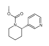 (S)-3,4,5,6-tetrahydro-2H-[2,3']bipyridyl-1-carboxylic acid methyl ester结构式