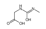 2-(methylcarbamoylamino)acetic acid结构式