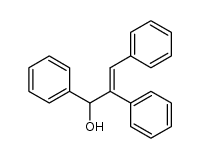 (E)-1,2,3-triphenylprop-2-en-1-ol结构式