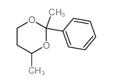 1,3-Dioxane,2,4-dimethyl-2-phenyl-结构式