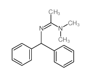Ethanimidamide,N'-(diphenylmethyl)-N,N-dimethyl- Structure