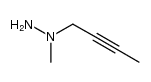 1-(but-2-yn-1-yl)-1-methylhydrazine结构式