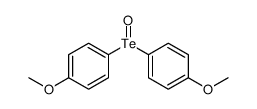 Oxobis(4-methoxyphenyl) tellurium(IV)结构式