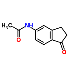 N1-(1-氧代-2,3-二氢-1H-茚满-5-基)乙酰胺结构式