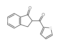 1H-Inden-1-one,2,3-dihydro-2-(2-thienylcarbonyl)-结构式
