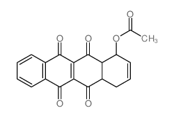 5,6,11,12-Naphthacenetetrone,1-(acetyloxy)-1,4,4a,12a-tetrahydro-结构式