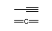 propa-1,2-diene,prop-1-yne结构式