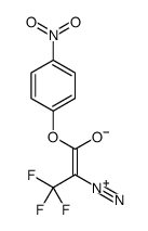 4-nitrophenyl-2-diazo-3,3,3-trifluoropropionate Structure
