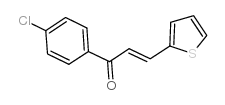 1-(4-氯苯基)-3-(2-噻吩)-2-丙烯-1-酮结构式