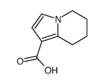 5,6,7,8-tetrahydroindolizine-1-carboxylic acid Structure
