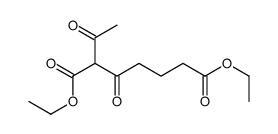 diethyl 2-acetyl-3-oxoheptanedioate结构式