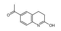 6-乙酰基-3,4-二氢-2(1h)-喹啉酮结构式