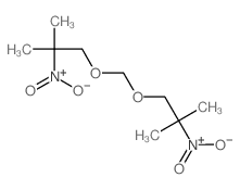2-methyl-1-[(2-methyl-2-nitro-propoxy)methoxy]-2-nitro-propane Structure