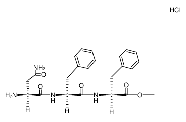 HCl-Asn-Phe-Phe-OMe Structure