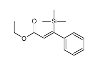ethyl 3-phenyl-3-trimethylsilylprop-2-enoate结构式