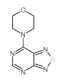 [1,2,5]Thiadiazolo[3,4-d]pyrimidine,7-(4-morpholinyl)-结构式
